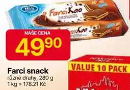 Hruška Farci snack nabídka