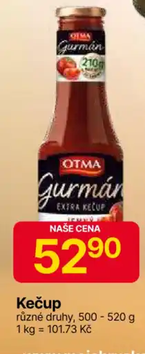 Hruška OTMA Kečup nabídka