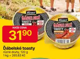 Hruška Hamé Ďábelské toasty nabídka