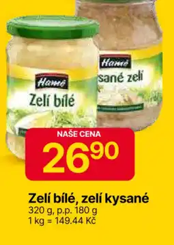 Hruška Hamé Zelí bílé, zelí kysané nabídka