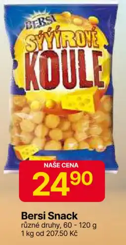 Hruška Bersi Snack nabídka