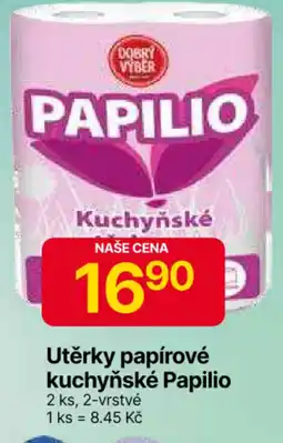 Hruška Utěrky papírové kuchyňské Papilio nabídka
