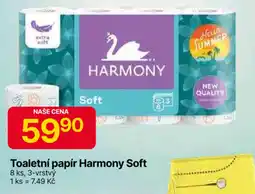Hruška Toaletní papír Harmony Soft nabídka