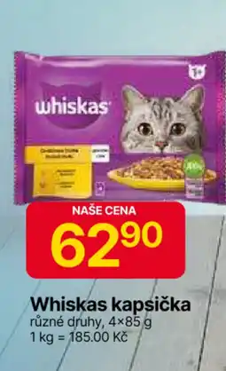 Hruška Whiskas kapsička nabídka