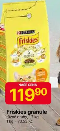 Hruška Friskies granule nabídka