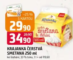 Trefa Krajanka čerstvá smetana nabídka