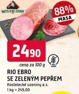 Trefa Rio Ebro se zeleným pepřem nabídka