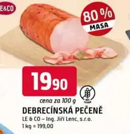 Trefa Debrecínská pečeně nabídka