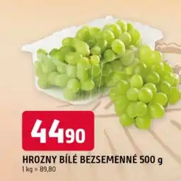 Trefa Hrozny bílé bezsemenné nabídka