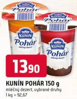 Trefa Kunín Pohár nabídka
