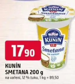 Trefa Kunín smetana nabídka