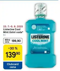 Tesco Listerine Cool mint Ústní voda nabídka