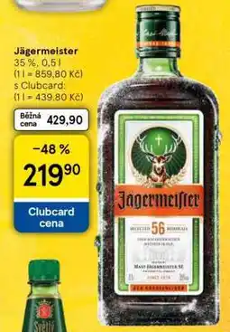 Tesco Jägermeister nabídka