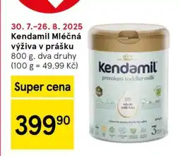 Tesco Kendamil Mléčná výživa v prášku nabídka