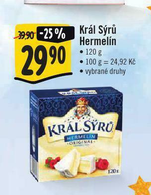 Jip Král sýrů hermelín nabídka