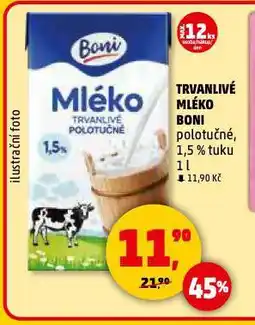 Penny Market Trvanlivé mléko nabídka
