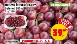 Penny Market Hrozny červené candy nabídka
