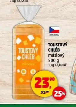Penny Market Toustový chléb nabídka