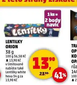Penny Market Lentilky orion nabídka