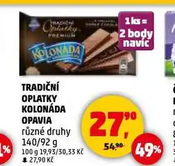 Penny Market Tradiční oplatky kolonáda opavia nabídka