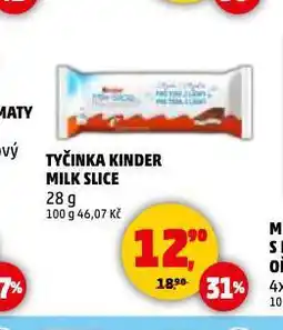 Penny Market Tyčinka kinder milk-slice nabídka