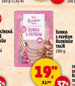 Penny Market Šunka s pepřem nabídka