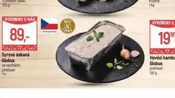 Globus Syrová sekaná nabídka