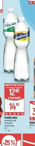 Globus Poděbradka ochucená nabídka