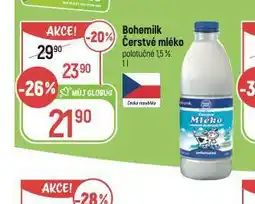 Globus Bohemilk čerstvé mléko 1,5% nabídka