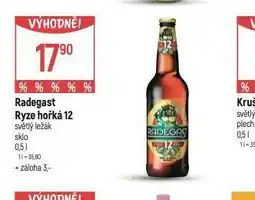 Globus Pivo radegast ryze hořká 12 nabídka