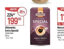 Globus Jihlavanka extra speciál mletá káva nabídka