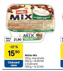 Tesco Müller mix nabídka