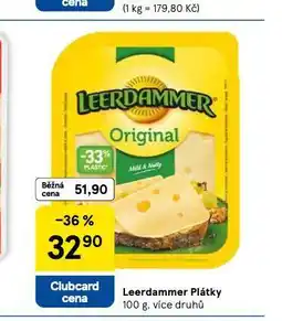 Tesco Leerdammer plátky nabídka