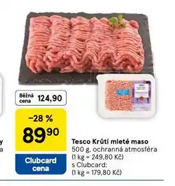 Tesco Krůtí mleté maso nabídka