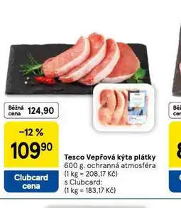 Tesco Vepřová kýta plátky nabídka