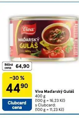 Tesco Viva maďarský guláš nabídka