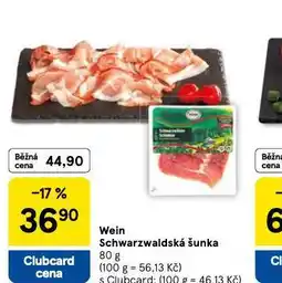 Tesco Wein schwarzwaldská šunka nabídka