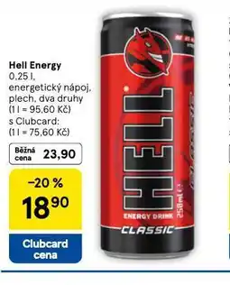 Tesco Hell energy nabídka