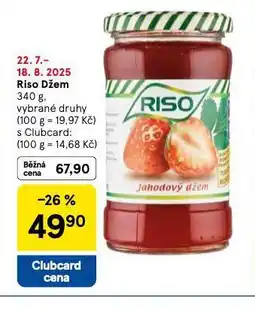 Tesco Riso džem nabídka