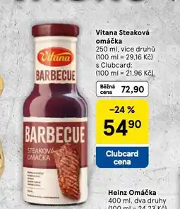 Tesco Vitana steaková omáčka nabídka