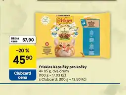 Tesco Friskies kapsičky pro kočky nabídka