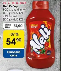 Tesco Neli kečup nabídka