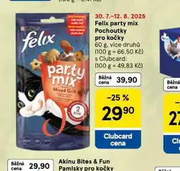 Tesco Felix party mix pochoutky pro kočky nabídka