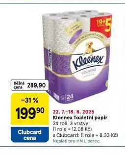 Tesco Kleenex toaletní papír nabídka
