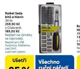 Tesco Reikel sada bitů a hlavic nabídka