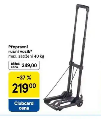 Tesco Přepravní ruční vozík nabídka