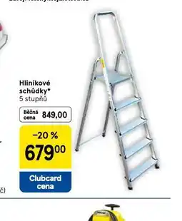 Tesco Hliníkové schůdky nabídka