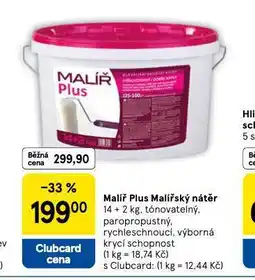 Tesco Malíř plus malířský nátěr nabídka