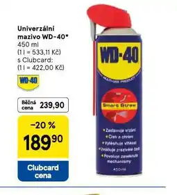 Tesco Univerzální mazivo wd-40 nabídka