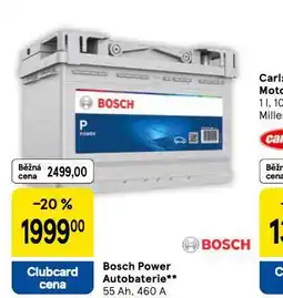 Tesco Bosch power autobaterie 55 ah nabídka